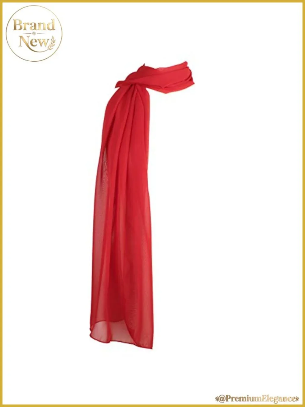 Chiffon Scarf Sheer Wrap Lightweight Polyester
